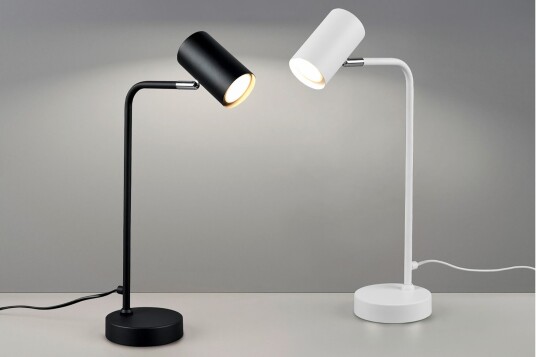 Trio Lighting Marley bordlampe GU10 matt svart Trio Lighting Marley bordlampe GU10 matt svart