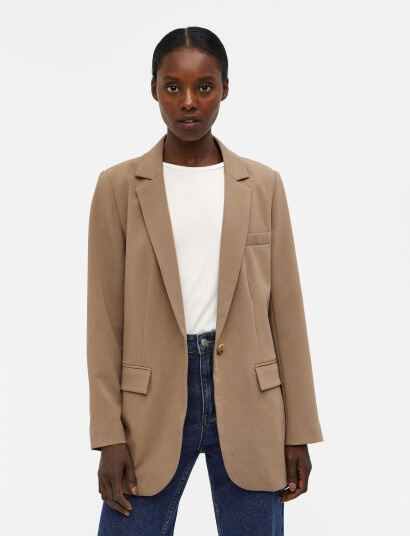 Object Objsigrid L/S Blazer Noos - Brown - 36 Object Objsigrid L/S Blazer Noos - Brown - 36