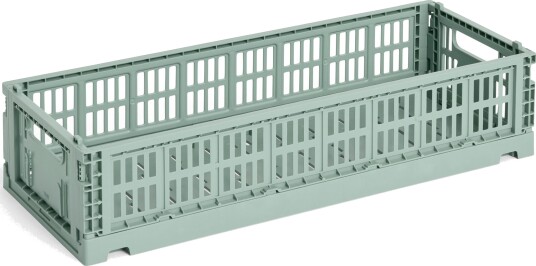Hay Colour Crate Mini Oblong Oppbevaring Sage Green Hay Colour Crate Mini Oblong Oppbevaring Sage Green