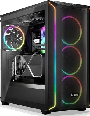 Be Quiet! Shadow Base 800 FX Midi Tower Kabinett i Sort med Herdet Glass Be Quiet! Shadow Base 800 FX Midi Tower Kabinett i Sort med Herdet Glass
