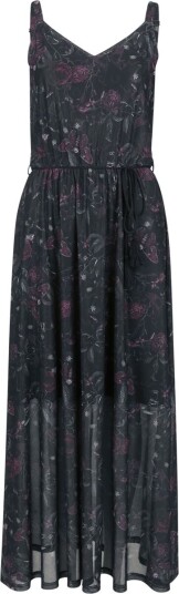 Gothicana by EMP   Goth Lang kjole   Mystical WoodS til XXL   Damer   flerfarget