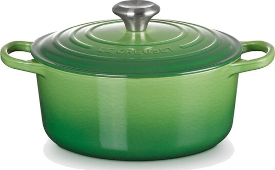 Le Creuset Rund støpejernsgryte 4,2L/24 cm bamboo Le Creuset Rund støpejernsgryte 4,2L/24 cm bamboo