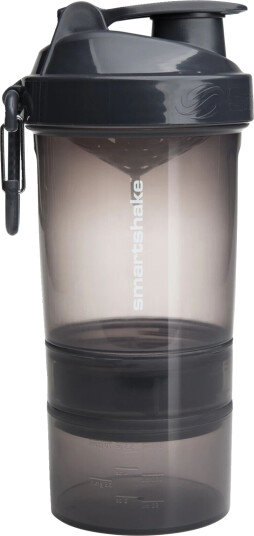 SmartShake O2GO 400 ml, shaker 600ml SPACE GRAY