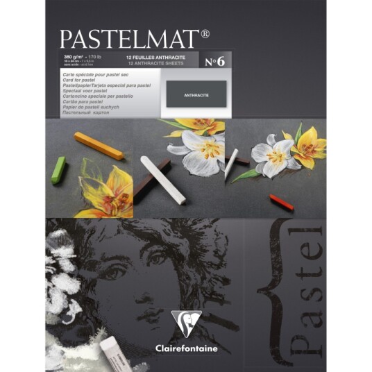 Clairefontaine Pastelmat Anthracite 18x24 cm