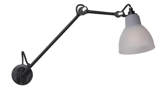 Lampe Gras N122 Baderomsvegglampe Sort/Polykarbonat – Vegglampe