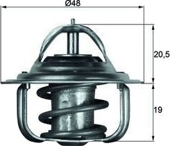 Termostat MAHLE ORIGINAL TX 5 83D Termostat MAHLE ORIGINAL TX 5 83D