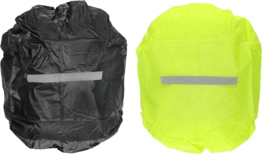 Regntrekk til ryggsekk i sort eller neon Sort