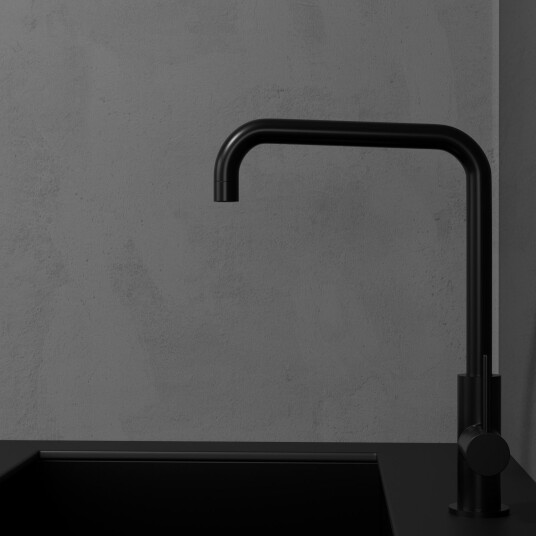 Primy Steel Mood Kjøkkenbatteri Med avstengning, Shadow