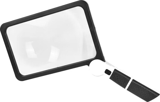 INF Forstørrelsesglass (5X) med diodelys