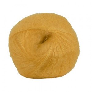 Hjertegarn Silk Kid Mohairgarn 1022 Gul