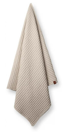 Humdakin Waffle håndkle 55 x 80 cm Light stone