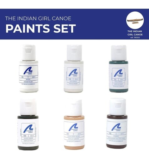 Artesania Paint Set The Indian Girl Canoe