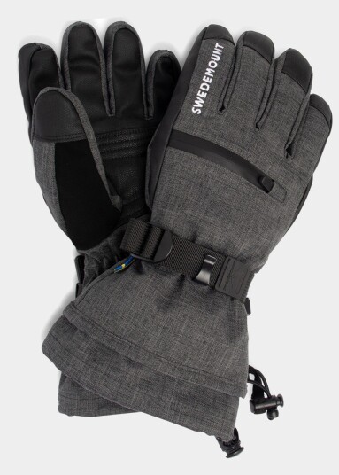 St. Anton Ski Glove Jr, Charcoal Melange, L,  Skihansker