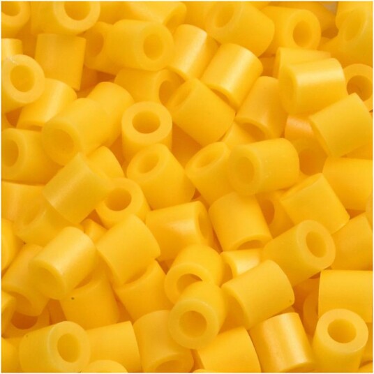 Nabbi Photopearls, Str. 5x5 Mm, Hullstr. 2,5 Mm, 6000 Stk., Gul (14)