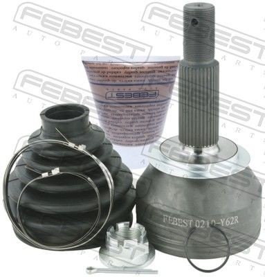 Febest Drivknute drivaksel FEBEST 0210 Y62R