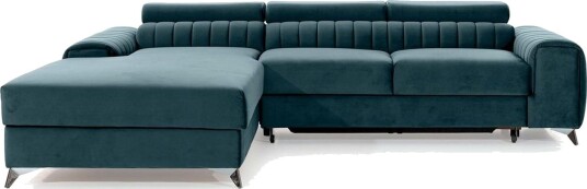 Seksjonssofa Eltap Grayson 278x205x92 cm Velvetmat 100 Venstre