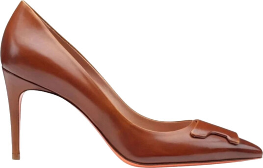 Santoni, Dame, Sko, Brun, 37 1/2 EU,