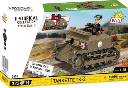 Cobi Klocki Tankette TK-3 323 blockeliai Cobi Klocki Tankette TK-3 323 blockeliai