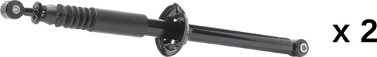 RIDEX 854S21225 Støtdemper