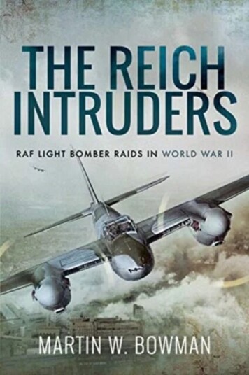 The Reich Intruders Av Bowman Martin W