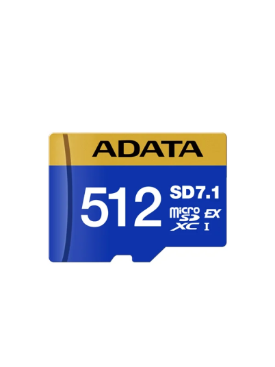 A Data Premier Extreme microSDXC SD7.1 800MB/s 512GB