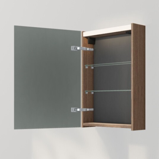 INR Iconic Nordic Rooms Stage 50 Speilskap med Stikkontakt Natural oak / 50cm Venstre