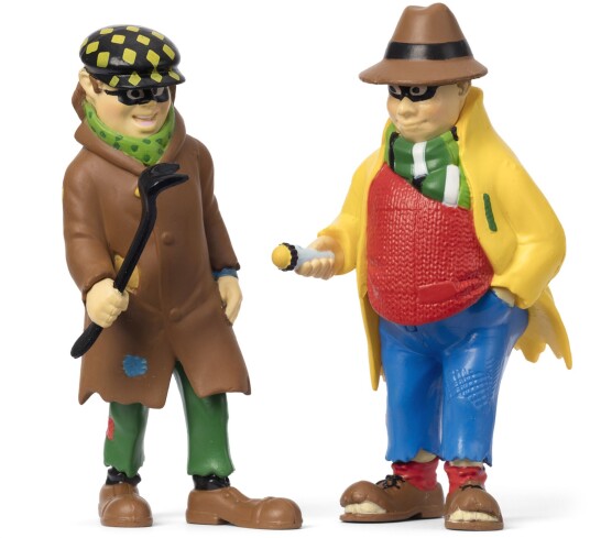 Pippi Langstrømpe Dunder-Karlsson & Blom Figursett for Dukkehus 100 mm Pippi Langstrømpe Dunder-Karlsson & Blom Figursett for Dukkehus 100 mm