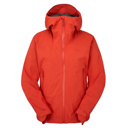 Skalljakke til dame Rab Downpour Light Jacket W RedGrapefrui Skalljakke til dame Rab Downpour Light Jacket W RedGrapefrui