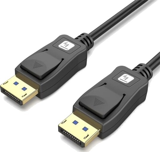Techly Displayport Kabel Displayport Hann Til Displayport Hann Displayport 2.1 3 M 4 K 240 Hz 3840 X 2160 Støtte 8 K 120 Hz 7680 X 4320 Støtte 10K60hz Support Svart Techly Displayport Kabel Displayport Hann Til Displayport Hann Displayport 2.1 3 M 4 K 240 Hz 3840 X 2160 Støtte 8 K 120 Hz 7680 X 4320 Støtte 10K60hz Support Svart