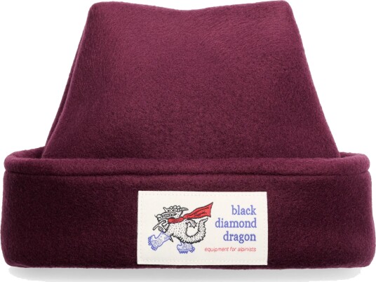 Black Diamond Pointed Fleece Beanie Fig OneSize Black Diamond Pointed Fleece Beanie Fig OneSize