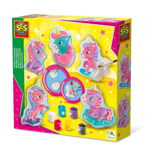SES Creative Casting and Painting Baby Unicorns S01341 SES Creative Casting and Painting Baby Unicorns S01341
