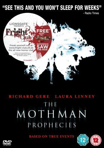 The Mothman Prophecies DVD 2007 Richard Gere, Pellington DIR cert 12 Englist Brand New The Mothman Prophecies DVD 2007 Richard Gere, Pellington DIR cert 12 Englist Brand New