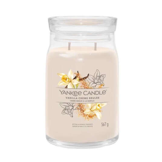 Yankee Candle Signature Large Vanilla Creme Brulee 567 g Duftlys