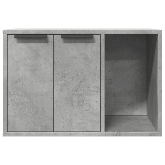 Vidaxl Skap Til Kattetoalett Betonggrå 60X40X40 cm Konstruert Tre