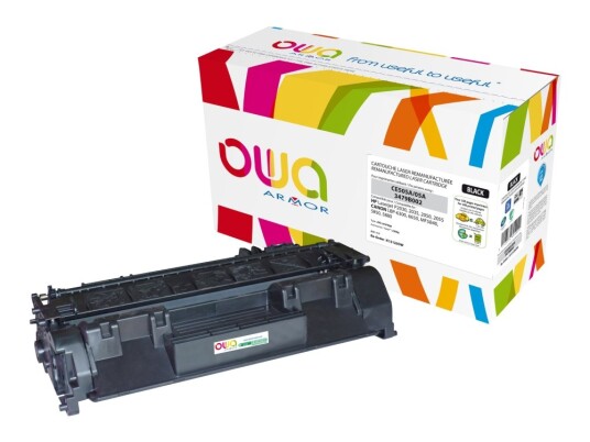Owa - Sort - Kompatibel - Genprodusent - Tonerpatron Alternativ Til: Hp Ce505a - For Hp Laserjet P2055 P2055d P2055dn P2055x