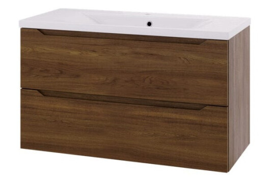 Linn Bad Emma D45cm Servantskap Mørk eik / 100cm 2 Skuffer