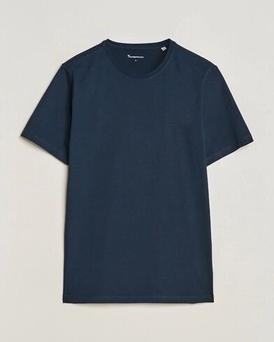 KnowledgeCotton Apparel Agnar Basic T-Shirt Total Eclipse