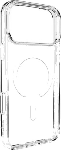 Puro Lite Mag Etui for iPhone 17 Pro Max - Transparent med Hvit Ring, MagSafe-kompatibel