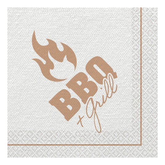 Servietter BBQ Grill 16 pakning