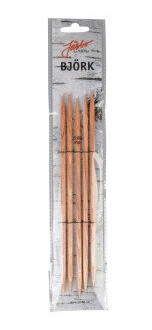 Järbo Björk Strømpepinner i Bjørk 20cm 5,00mm / 7.9in US8