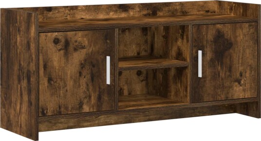  TV skap 102 x 33 x 47 cm Røkt Eik Konstruert tre