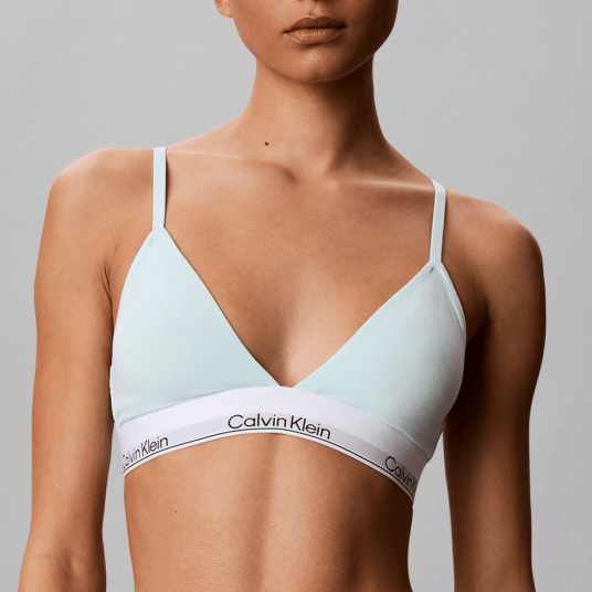 Calvin Klein Icon trekant BH grønn XS