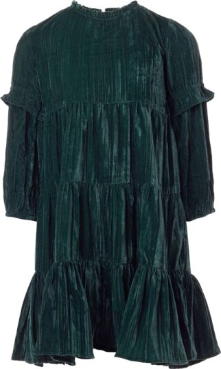 Salto Jade Velourkjole Grønn (98/104)