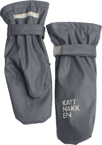Kattnakken regnvotter voksen - kattesvart