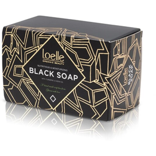 Loelle African Black Soap 150 g Bad- & Dusjkrem
