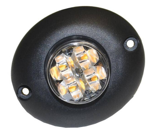 Ecco 3750 Led Rund Varsellysmodul Blå