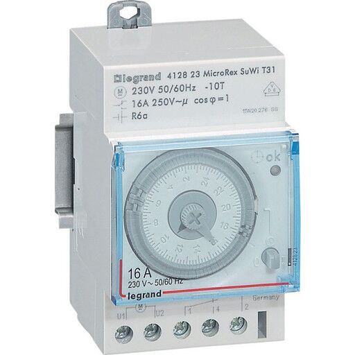 Legrand Microrex3 aqt31 time switch daily programme (3245064128230) Legrand Microrex3 aqt31 time switch daily programme (3245064128230)