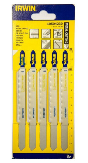 Irwin 10504230 Stikksagblad 132 mm 24 TPI 5-pakning Maskintilbehør & forbruk