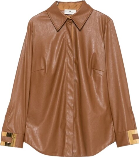Elisabetta Franchi Dame Bluser & Skjorter Brun M,
