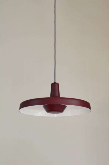 Arigato hengelampe rød Ø 45 cm – GRUPA   Kjøkken   Vintage   Aluminium